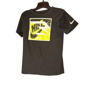 Abrand Kids Black and Yellow Graphic Tee, CB#71